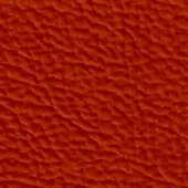Reddish-orange textured surface with granular, uneven pattern and irregular peaks, resembling rough cast or embossed leather, studio lighting.